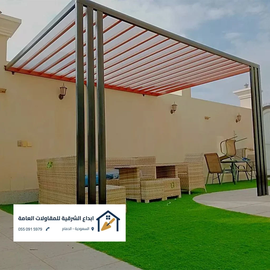 أسعار مظلات وسواتر وهناجر وجميع اعمال الحدادة الشرقية